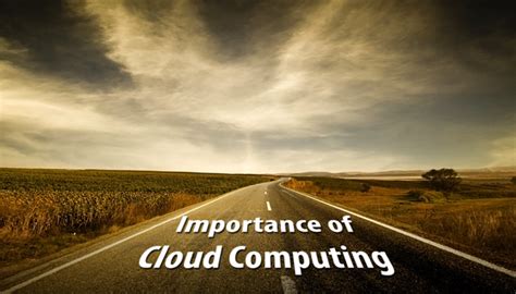 importance  cloud computing