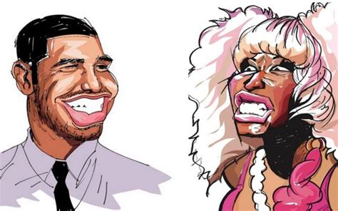 Contemporary Rap Caricatures Celebrity Drawings