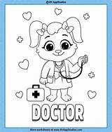 Coloring Doctor Pages Kids Printable Print Children Printables Easy sketch template
