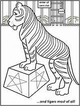 Circus Coloring Pages Printable Kids Popular Template sketch template
