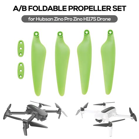hubsan zino pro ab propeller set blade foldable propeller props  hubsan zino pro zino hs