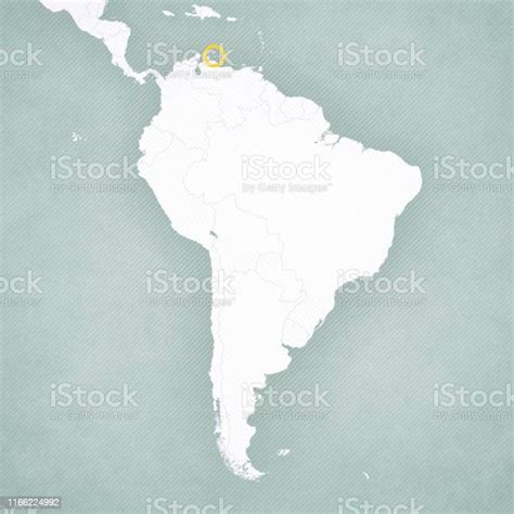 map  south america curacao stock illustration  image  continent geographic