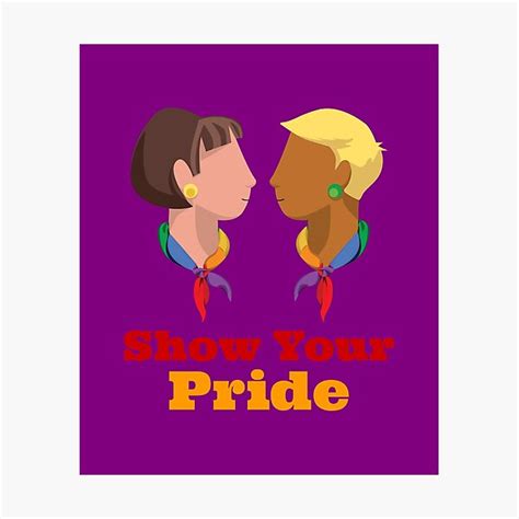Show Your Pride Lesbian Couple Photographic Print For Sale By Star