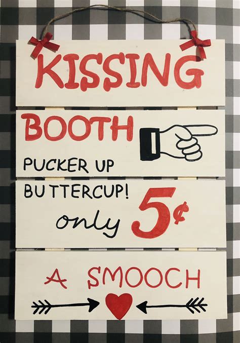 printable kissing booth sign printable word searches