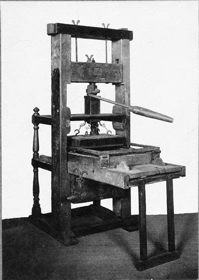 literacy   printing press peabody museum