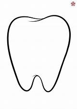 Tooth Template Teachersmag Blank Dientes Porozhe Eva sketch template