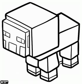 minecraft sheep coloring page aww pinterest