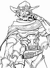Overwatch Coloring Pages Mccree Kids Bounty Hunter Reaper Coloriage Genji Coloriages Malvorlagen Color Printable Fun Sketch Getdrawings Template Drawings Print sketch template