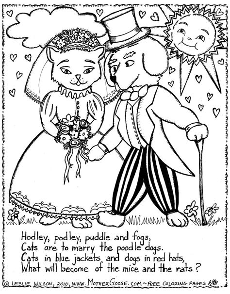 dog  cat coloring pages coloring home