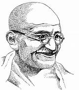Clipart Gandhi Sketch Jayanti Cliparts Coloring Ghandi Clip Ganesha Clipground Sketches Library Pages Favorites Add Arts Sfx Faith sketch template