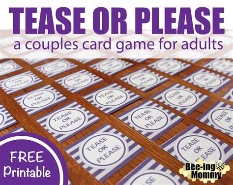 tease or please a couples card game for adults in 2020