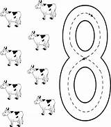 Coloring Pages Number Numbers sketch template