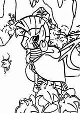 Coloring Forest Wecoloringpage Zebra Zecora Pages sketch template
