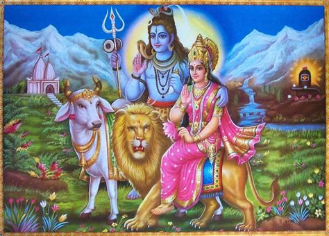 lord shiva and goddess parvati image god pictures