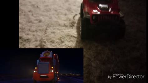 Hot Wheels Cars 1 Mack Tumne Movie Neon Cars Scene Falls