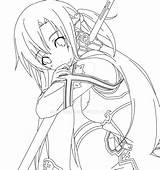 Sword Asuna Yui Kirito Sketchite sketch template