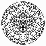 Coloring Pages Printable Mandala Kids Colouring Adults Detailed Christmas Adult Sheets Abstract Color Teen Flower Designs Very Para Cool Fall sketch template