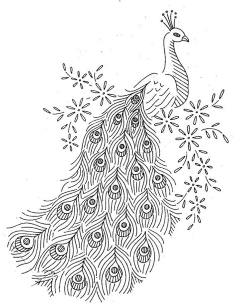peacock quilling patterns  printable hand