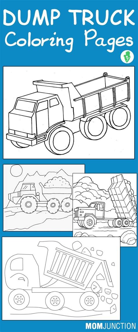 top  dump truck coloring pages   toddlers toddler fun toddler