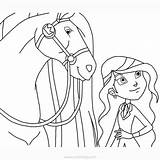 Horseland Coloring sketch template