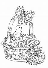 Easter Coloring Pages Adults Basket Adult Printable Kids Colouring Sheets Vintage Color Print Spring Printables Chick христос Bestcoloringpagesforkids Book Ostern sketch template