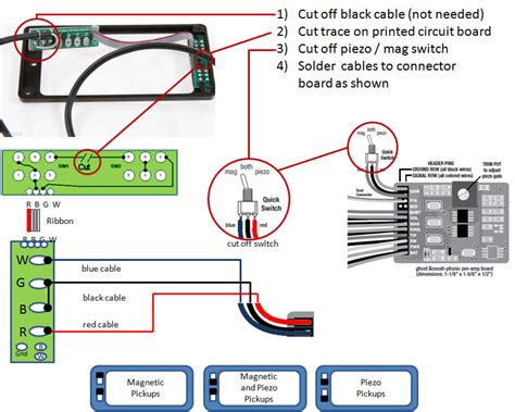 piezo preamp wiring diagram wiring diagram