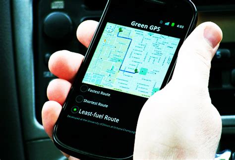 green gps picks fuel saving lowest emissions routes