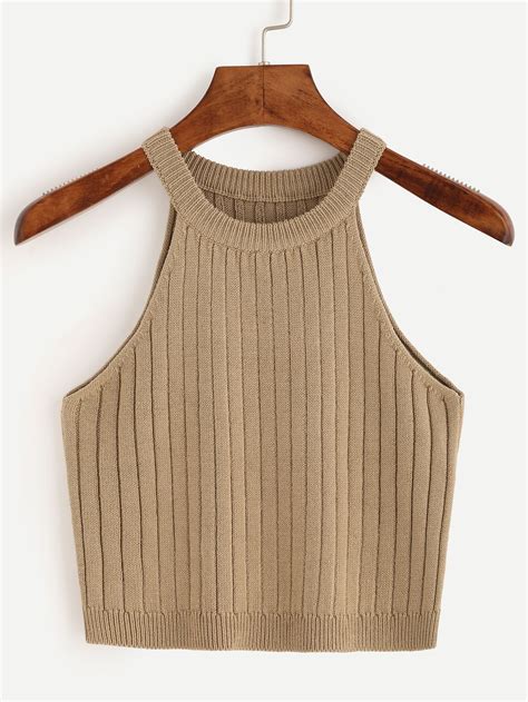light brown knitted top  victoriaswing teen fashion outfits mode