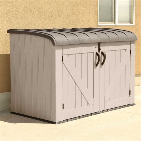 outdoor storage box ft  ft lifetime range