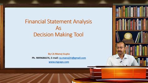 Financial Statement Analysis As Decision Making Tool Youtube