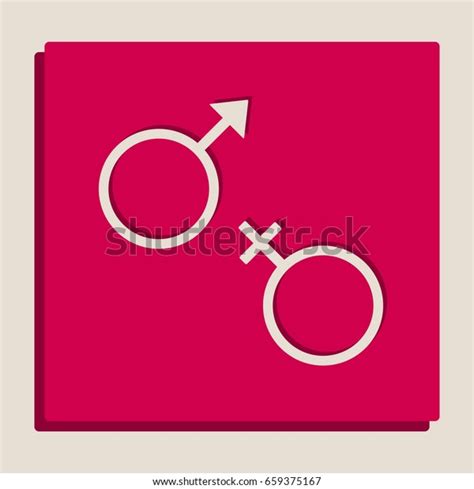 sex symbol sign vector grayscale version stock vector royalty free