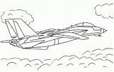 Chasse Avion Tomcat Airplanes Colorier Letscoloringpages Ecoloringpage 2e Imprimé sketch template