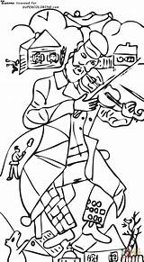 Chagall Disegno Opere Violinist Violinista Misti Fare Famosi Klee Pinceles Ciao Colorear Desenho Vinci Peque Arcimboldo Darte Picasso 1057 Gauguin sketch template