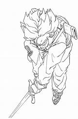 Dragon Trunks Vegeta Broly Imprimer Colorir Saiyan Goku Desenhos Gogeta Freezer Coloringhome Raditz Sayian Legendaire Dibujo Sayen Benjaminpech Desenhar Adulto sketch template