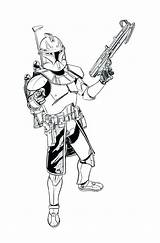 Clone Wars Coloring Star Pages Trooper Rex Captain Printable Commander Arc Troopers Color Drawing Movies Print Clipart Kids Getcolorings Fox sketch template