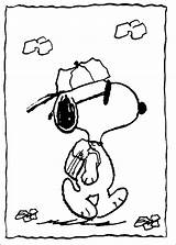 Snoopy Coloring Pages Printable Kids Peanuts Print sketch template