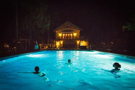Swimming Pool Area Evergreen Lodge