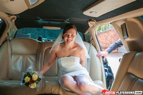 pretty bride got fucked in a limo milf fox