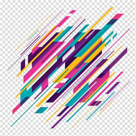 multicolored abstract lines desktop  flyers transparent