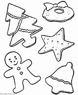Coloring Christmas Cookies Cookie Pages Printable Kids Print Jar Color Treats Sheets Santa Holiday Clipart Para Sheet Colouring Pintar Printables sketch template