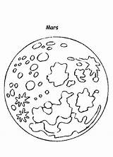 Mars Coloring Pages Planet God War Drawing Printable Color Getcolorings Getdrawings Kids sketch template