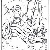 Shipwreck Getcolorings Apostles Journ Barnabas Missionary Returned Damascus Amazing sketch template