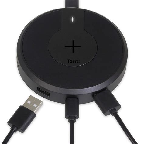 torriibolt wireless charging hub black torrii touch  modern
