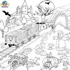 thomas  train coloring pages google search halloween coloring