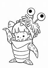 Pages Coloring Monsters Little Getcolorings Monster Cute sketch template