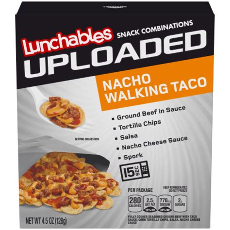 Oscar Mayer Lunchables Uploaded Nacho Walking Taco Snack Combination 4
