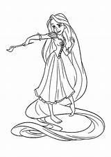 Rapunzel Tangled Pascal Enredados Ausmalbilder Niñas sketch template