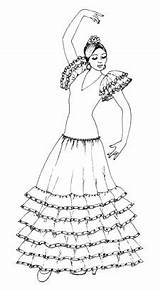 Flamenco Designs Costume sketch template