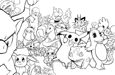 coloring pages pokemon  print