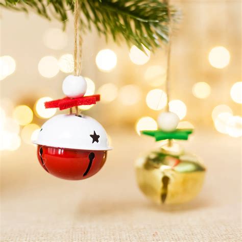 pcs mini christmas jingle bell christmas tree hanging ornament pendant